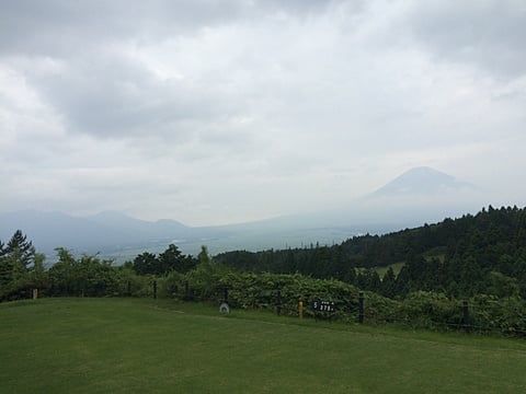 前半は富士山も見えたのだが、、、